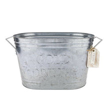 Load image into Gallery viewer, Cold Drinks Galvanized Metal Tub
