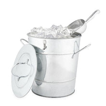 Load image into Gallery viewer, Galvanized Metal Ice Bucket
